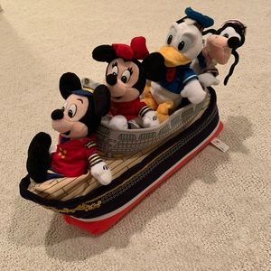 Stuffed Disney cruise ship with Mickey and friends